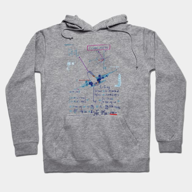 Fasbytes Aviation Airliner Engineer Designer Hoodie by FasBytes